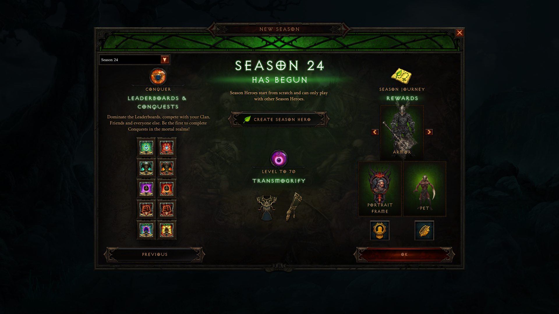 Season 24 summary leaderboard