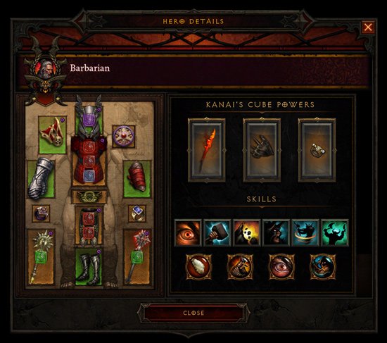 details of barbarian hero